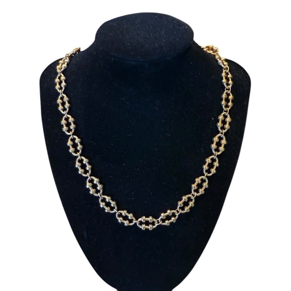 Vintage Avon Gold Link Necklace 19” Long - Picture 1 of 5